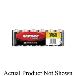 Rayovac® AL-C ULTRA PRO™ Battery, Zinc-Manganese Dioxide, 1.5 V DC Nominal, 7800 mAh Nominal, C