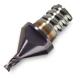 Ingersoll 2904928 47J & 45J - 90° Small Dia. End Mill Tip Chip Surfer Tip Insert, ANSI Code: 45J-0612TQRD04 S IN2005, (2) Flutes