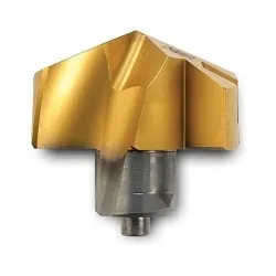 Ingersoll GOLD-TWIST 5120090 TPA Replaceable Drill Tip, 0.748 in Dia, #19 Insert Seat, 140 deg Included, Manufacturer's Grade: IN2505