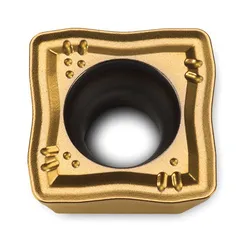 Ingersoll QUAD-TWISTâ„¢ 5523915 4-Corner Drill Insert With Coolant Through, Squared Shape, Material Grade: M/P/S, SOMT Insert, 0.156 in THK, For Use On Alloy Steels, Low Carbon, Low Alloy Steels, Mold Steels and Stainless Steel