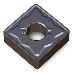 Ingersoll 6154163 SNMG KT Chipbreaker Turn Insert, ANSI Code: SNMG150616KT TT7005, SNMG Insert, 15 Insert, 90 deg Square Shape, Negative Rake