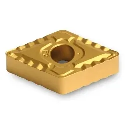 Ingersoll 6212237 DNMG FC Chipbreaker Turn Insert, ANSI Code: DNMG150408FC TT8115B, DNMG Insert, 15 Insert, 55 deg Rhombic Shape, Negative Rake