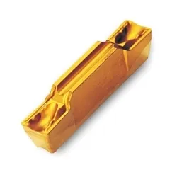 Ingersoll T-CLAMPâ„¢ ULTRA PLUS 6401279 Pressed Grooving Insert, ANSI Code: TDXU3E-0.3 TT9080, TDXU Insert, 3 Insert, 0.118 in W Cutting, Manufacturer's Grade: TT9080, AlTiN/TiN