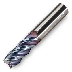 Ingersoll 9589352 RH1_4 - 90° End Mill 90 deg End Mill, 0.1875 in Dia Cutter, 0.625 in Length of Cut, (4) Flutes, 0.188 in Dia Shank, 2 in OAL