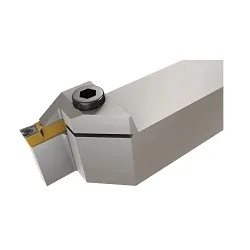 Iscar 2500558 HELI-GRIP Indexable Grooving Toolholder, Insert Compatibility: GRIP-3..., HG.-3, Right Hand Cutting, 0.118 in W Min Groove, External, 1 in H x 1 in W Shank, HELI Toolholder