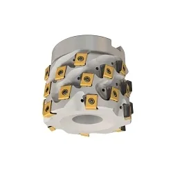 Iscar 3105105 HELITANG Extended Flute Face Mill, 2.4803 in Dia Cutting, Right Hand Cutting, 1 in Arbor/Shank, (5) Flutes
