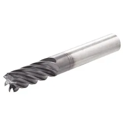 Iscar 3338861 EC-E7/H7-CF Square End Mill, 12 mm Dia Cutter, 36 mm Length of Cut, (7) Flutes, 12 mm Dia Shank, 95 mm OAL, TiAlN