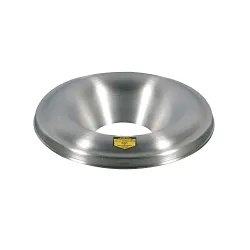 JustriteĀ® 26512 Drum Can Head, 5-1/4 in Dia Opening 15-1/8 in OD, For Use With Cease-FireĀ® 12 and 15 gal Waste Receptacle Safety Drum Can, Aluminum, Aluminum