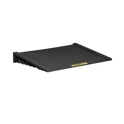JustriteĀ® 28687 Accumulation Center Ramp, 33 in L x 48 in W x 6-1/4 in H, 1000 lb Load, Recycled Polyethylene
