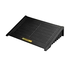 JustriteĀ® 28688 Spill Pallet Ramp, 33 in L x 49 in W x 10-1/2 in H, 1000 lb Load, Recycled Polyethylene