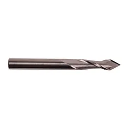 KEO 103-043016 Center Cutting Positive Rake Single End Drill Mill, 1/32 in Dia, 60 deg Point, 2 Flutes, 1/8 in L Flute, 1/8 in L of Cut, 1/8 in Dia Shank, 1-1/2 in OAL, Uncoated