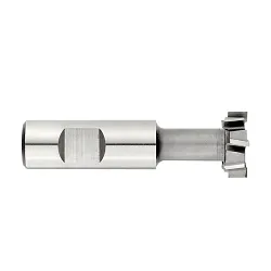 KEO 103-070120 Staggered Tooth Standard T-Slot Milling Cutter, 0.9688 in Dia Cutter, 0.3906 in W Cutting, 8 Teeth, 3/4 in Dia Shank, 3-7/16 in OAL