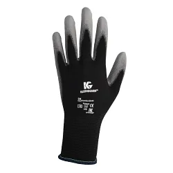 KleenGuardâ„¢ 38730 G40 Thin Mil General Purpose Gloves, Seamless Style, 11, Polyurethane Palm, Nylon, Gray, Knit Wrist Cuff, Resists: Abrasion, Cut, Puncture and Tear, Unlined Lining