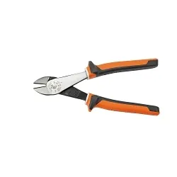Klein® 200028EINS Standard Tapered Nose Cutting Plier, 0.813 in L x 1.188 in W x 0.813 in THK Jaw Steel Jaw, 8-1/4 in OAL