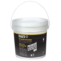 Klein® 51012 High Performance Premium Synthetic Wax, 1 gal Bucket, Gel Form, Light Yellow, 1