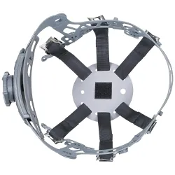Klein® CLMBRSPN Safety Helmet Suspension, 6 Suspension Points, For Use With KARBN™ Safety Helmet, Nylon, 4-Point Ratchet Pivoting Adjustment