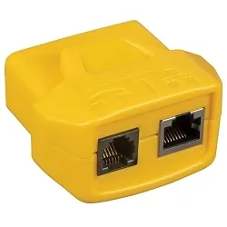Klein® Test-n-Map™ VDV501-210 Self-Storing Replacement Remote, For Use With Scout® Pro 3 Tester, Overmold Grip, RJ11/RJ12/RJ45 Coaxial F-Connector, Polycarb/Rubber/Steel