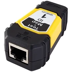 Klein® Test-n-Map™ VDV501-211 Replacement Remote, For Use With Scout® Pro 2, Scout® Pro 3 and Commander® Series Testers, No. 1, Overmold Grip, RJ11/RJ12/RJ45 Coaxial F-Connector, Polycarb/Rubber/Steel