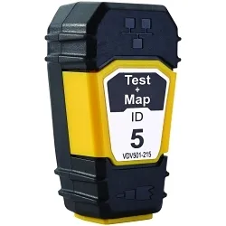 Klein® Test-n-Map™ VDV501-215 Replacement Remote, For Use With Scout® Pro 2, Scout® Pro 3 and Commander® Series Testers, No. 5, Overmold Grip, RJ11/RJ12/RJ45 Coaxial F-Connector, Polycarb/Rubber/Steel