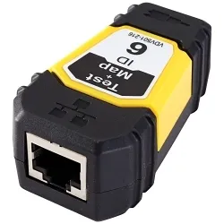 Klein® Test-n-Map™ VDV501-216 Replacement Remote, For Use With Scout® Pro 2, Scout® Pro 3 and Commander® Series Testers, No. 6, Overmold Grip, RJ11/RJ12/RJ45 Coaxial F-Connector, Polycarb/Rubber/Steel