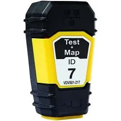 Klein® Test-n-Map™ VDV501-217 Replacement Remote, For Use With Scout® Pro 2, Scout® Pro 3 and Commander® Series Testers, No. 7, Overmold Grip, RJ11/RJ12/RJ45 Coaxial F-Connector, Polycarb/Rubber/Steel