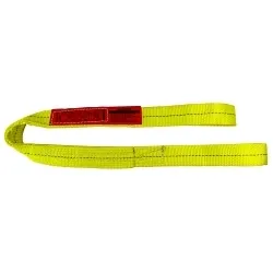 Lift-All® Webmaster® 1600 EE2802DFX10 Flat Eye and Type 3 Eye Web Sling, 10 ft L x 2 in W, 6400 lb, Polyester