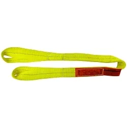 Lift-All® Webmaster® 1600 EE2802DTX12 Twisted Eye and Type 4 Eye Web Sling, 12 ft L x 2 in W, 6400 lb, Polyester