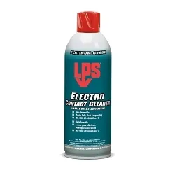 LPS® 00416 Electro Fast Evaporating Contact Cleaner, 16 oz Aerosol Can, Liquid, Clear, Characteristic