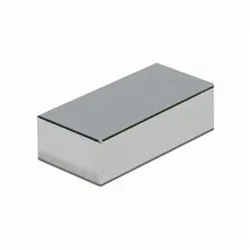 MAG-MATE® Max-Attach® Polymagnet® CMP010510P1ADH Rectangular Rare Earth Magnet With 3M™ Very High Bond Adhesive Back, 1 in L x 1/2 in W, 1/8 in THK