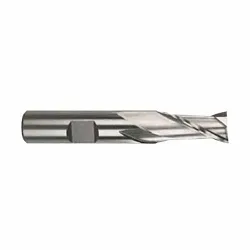 MARXMAN™ 88143 189 Center Cutting Regular Length Single End End Mill, 3/8 in Dia Cutter, 9/16 in Length of Cut, 2 Flutes, 3/8 in Dia Shank, 2-5/16 in OAL, Uncoated