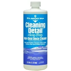 MaryKate® MK2132 Cleaning Detail® Non-Skid Water Based Deck Cleaner, 1 qt Bottle, Clove/Pleasant Odor/Scent, Green, Viscous Opaque Liquid Form