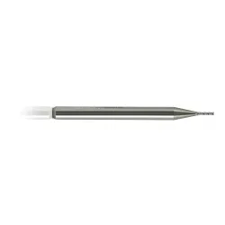 Melin Tool Company 13386 CCMG Imperial Single End Standard Length Square End Mill, 1/64 in Dia Cutter, 3/64 in Length of Cut, 4 Flutes, 1/8 in Dia Shank, 1-1/2 in OAL, Uncoated