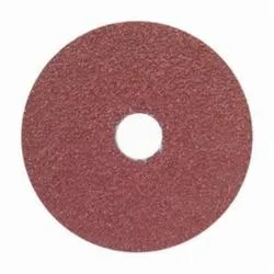 Merit® 66623355604 FX965 Coated Abrasive Disc, 4-1/2 in Dia, 7/8 in Center Hole, 60 Grit, Medium Grade, Ceramic Alumina Abrasive, Center Mount Attachment