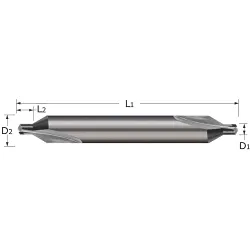 MICRO 100® D-10 Brazed Forming Tool, Solid Carbide, D Style, 0.625 in Shank, 4 in OAL, Right Hand Cutting