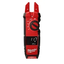 Milwaukee® 2205-20 Heavy Duty Digital Fork Meter, 200 A, 1000 V AC/DC, 40 mOhm, 50/60 Hz, 5/8 in Jaw, High Contrast White on Black LCD Display