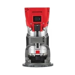 Milwaukee® M12™ M18 FUEL™ 2723-20 Cordless Compact Router, 10000 to 31000 rpm, 12 V, Lithium-Ion Battery, Round Base, For Use On Plunge Base and Offset Base Attachments