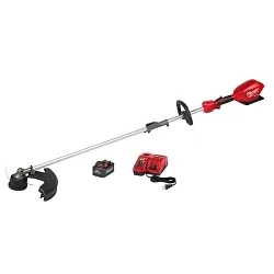 Milwaukee® M18 FUEL™ 2825-21ST Brushless Cordless String Trimmer Kit, 14 to 16 in W Cutting, 60 in L Straight Shaft, 0.08/0.095 in Dia Line, Bump System Line Advance