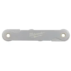 Milwaukee® 49-57-5011 Gauge, 8 to 44 TPI Measuring, 18 Leaves, Metal, Silver