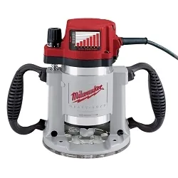 MilwaukeeĀ® 5625-20 Double Insulated Fixed Base Production Router, Electric Switch, 1/4 in, 1/2 in Chuck, 10000 to 24000 rpm Speed, 3-1/2 hp, 120 V AC