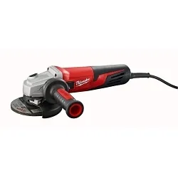Milwaukee® 6117-33 Double Insulated Small Angle Grinder, 5 in Dia Wheel, 5/8-11 Arbor/Shank, 120 V AC, Black/Red