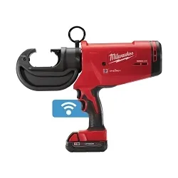 Milwaukee® 2778-22 Cordless Utility Crimper Kit, 12 ton Crimping, 18 V DC, Li-Ion Battery, 16 in OAL