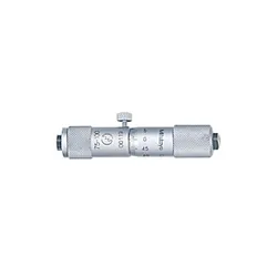 Mitutoyo 133-144 Metric Single Rod Tubular Inside Micrometer With Locking Clamp, 75 to 100 mm, Graduations: 0.01 mm, Carbide Tip, Satin Chrome