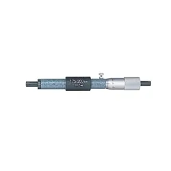 Mitutoyo 133-148 Metric Single Rod Tubular Inside Micrometer With Locking Clamp, 175 to 200 mm, Graduations: 0.01 mm, Carbide Tip, Satin Chrome