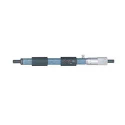 Mitutoyo 133-150 Metric Single Rod Tubular Inside Micrometer With Locking Clamp, 225 to 250 mm, Graduations: 0.01 mm, Carbide Tip, Satin Chrome