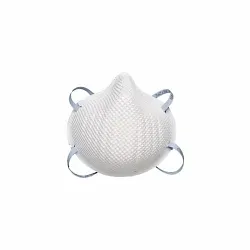 Moldex® 2200N95 Disposable Particulate Respirator With Molded Nose Bridge, M/L, Resists: Non-Oil Based Particulates