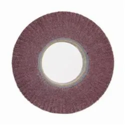 Norton® Bear-Tex® 66261005070 Non-Woven Flap Wheel, 12 in Dia, 2 in W Face, 120 Grit, Medium Grade, Aluminum Oxide Abrasive