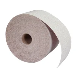 Norton® 66261131681 OP A275 Coated Abrasive Roll, 45 yd L x 2-3/4 in W, 400 Grit, Super Fine Grade, Aluminum Oxide Abrasive, Anti-Loading Paper Backing