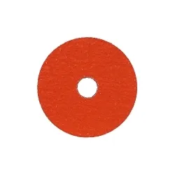 Norton® 78072743400 Grit Fiber Disc, 4-1/2 in Dia Disc, 7/8 in Center Hole, 36 Grit, Coarse Grade, Ceramic Alumina Abrasive, Center Mount Attachment