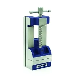 PALMGREN® 9612401 Horizontal Industry Standard Traditional Drill Press Vise, 10-3/4 in L x 3-1/4 in H, 4 in Jaw Opening, Fine Grain Cast Iron