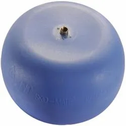 Pelicanâ„¢ SKID-MATEâ„¢ 35-630-125T Pallet Air Cushion With T-Nut, 70 to 125 lb, Blue, 6 in Dia x 4 in H, 5/16-18